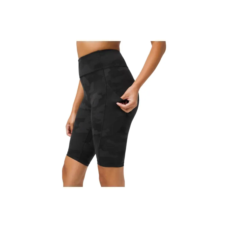 Lululemon Invigorate Sports Shorts 10' Women's Camouflage Deep Carbon-1