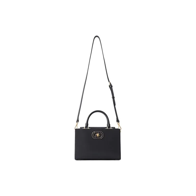 FION Cow Leather Tote Bag Shopping Bag Handbag Large Size Women's Black/Camel/Red-1