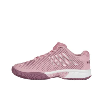 KSWISS Breathable Anti-Slip And Wear-Resistant Mid-Top Casual Shoes Women's CAMEO PINK/GRAPE NECTAR/ORCHID HAZE