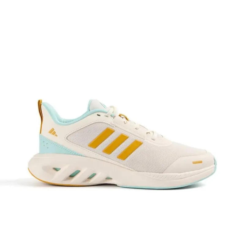 Adidas ALL DAY POWER Slip Resistant And Breathable Low Top Running Shoes Men's Beige Yellow-1