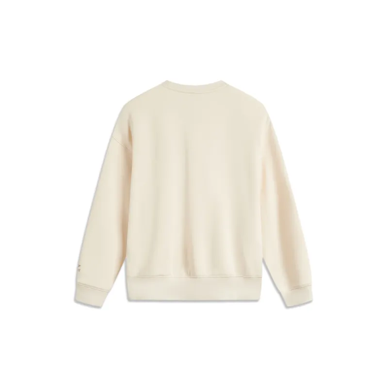 LiNing Sports Life Collection Sweatshirt Women's Swan White-1