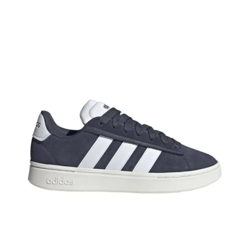 Adidas GRAND COURT Anti Slip Wear Resistant Low Top Skateboard Shoes Unisex Blue-1