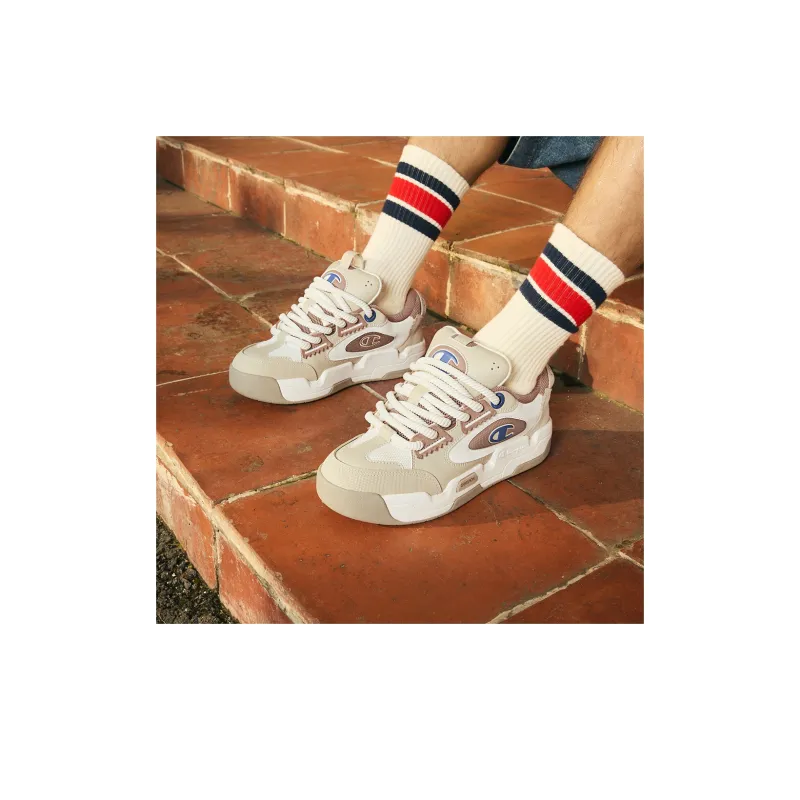 Champion Skateboard Shoes Men Low Top Khaki-7