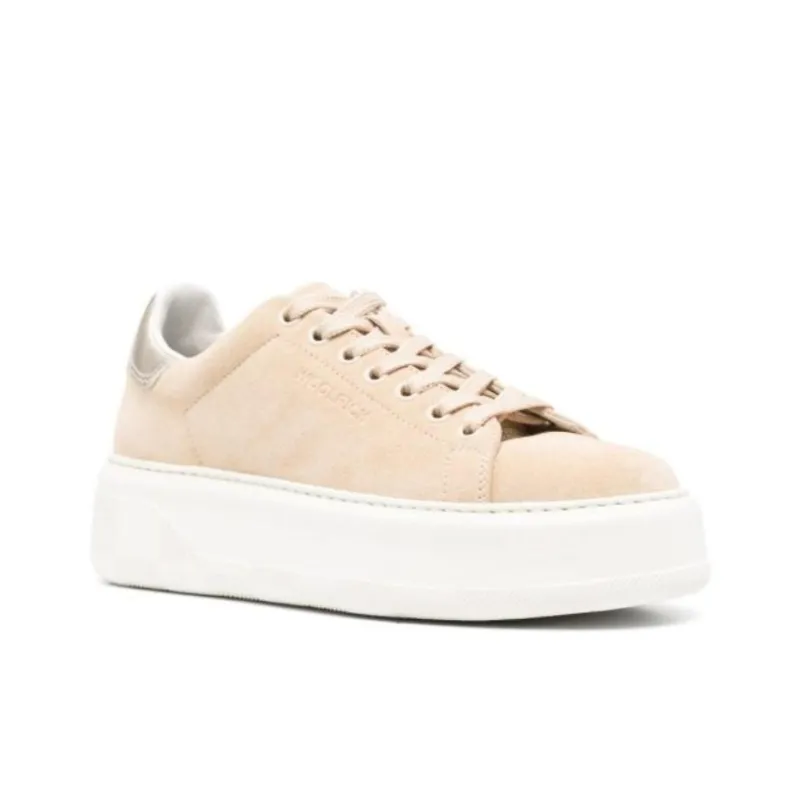 WOOLRICH Low-Top Skateboard Shoes Women's Gold-3