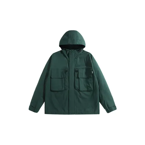 PEACEBIRD MEN Jackets Men Dark Green, First Batch