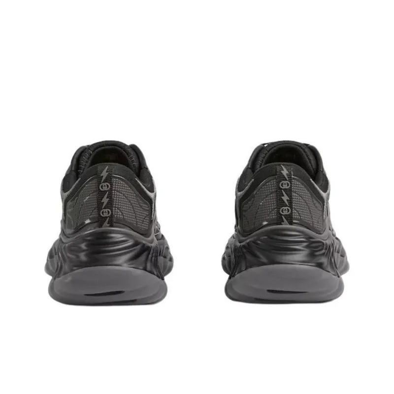 GUCCI Ripple Low Top Casual Shoes Women's Black-4