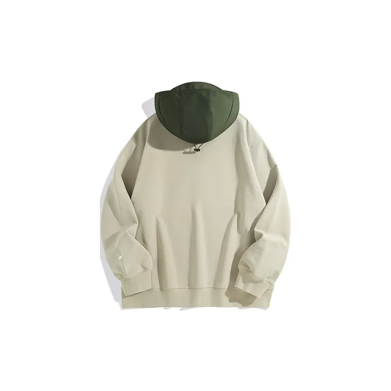 PEACEBIRD MEN Outdoor Half Zip Hooded Color Blocking Sweatshirt Men's-1