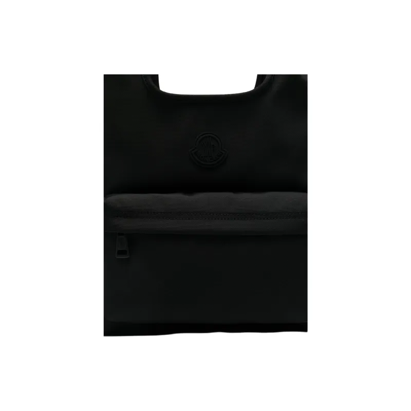 Moncler Pierrick Calfskin Tote Bag Shopping Bag Shoulder Bag Handbag Unisex Black-2