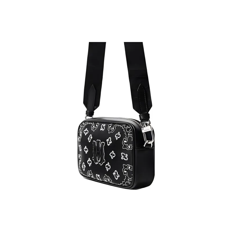AMIRI Calfskin Crossbody Bag Shoulder Bag Men's Black-1