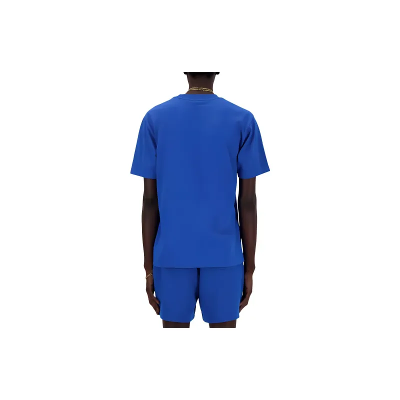 New Balance Athletics Premium T Shirt Men's Blue Oasis-1
