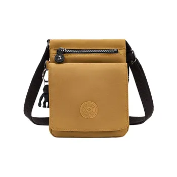 Kipling Polyamide Crossbody Bag, Shoulder Bag Mini Women's Warm Brown Earth Tone Multicolor