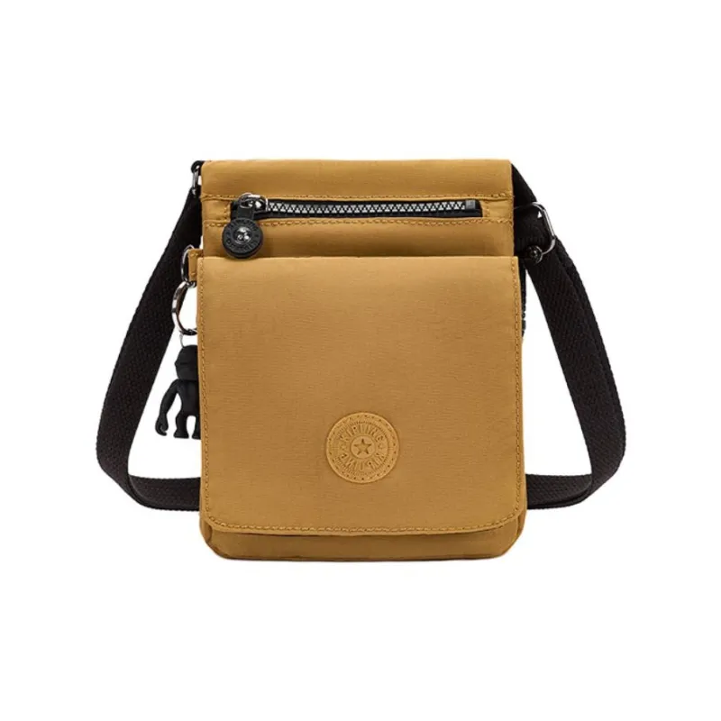 Kipling Polyamide Crossbody Bag, Shoulder Bag Mini Women's Warm Brown Earth Tone Multicolor-0