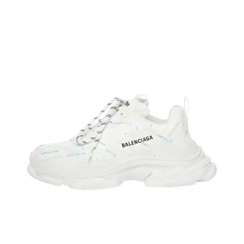 Balenciaga Triple S AllOver Logo White Multicolor Women's