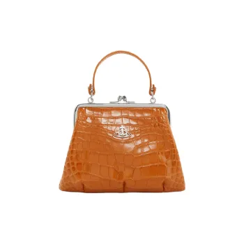 Vivienne Westwood Leather Portable Wallet Women's Burnt Orange