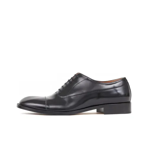 Maison Margiela Waxed Leather Oxford Shoes