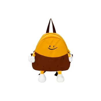Parker Bear Nylon Backpack Unisex Yellow