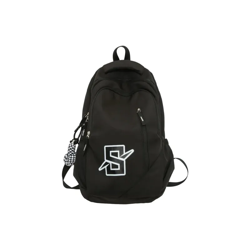 GEERDUN Nylon Backpack Students Backpack Unisex Multicolor-18