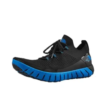 THE NORTH FACE Anti Slip And Wear Resistant Lightweight Low Top EXTS Block Grip Outsole Running Shoes Men's Black/Blue