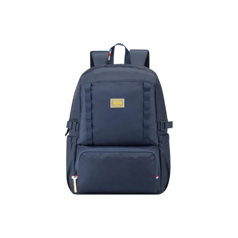 AMERICAN TOURISTER Fabric Backpack Unisex Black/Dark Blue-4