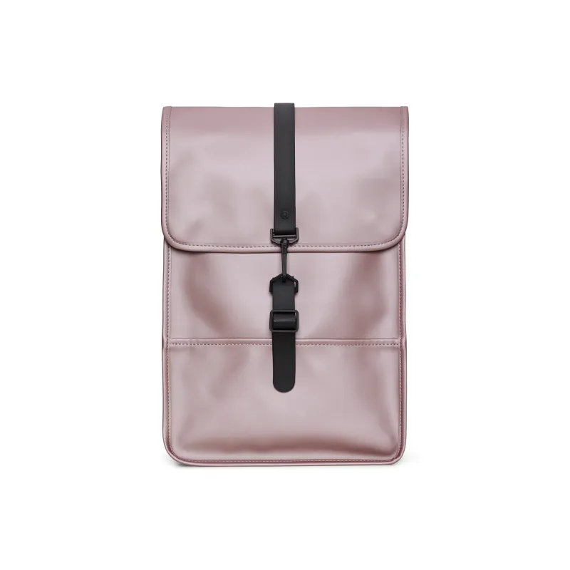 Rains Polyurethane And Polyester Blend Laptop Backpack Mini Unisex Black-57