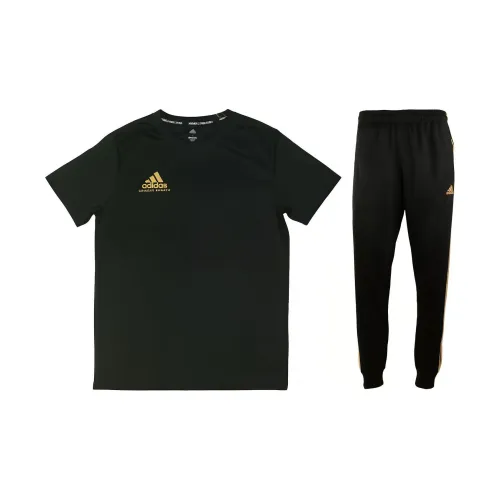 Adidas Casual Sportswear Men Black/Gold