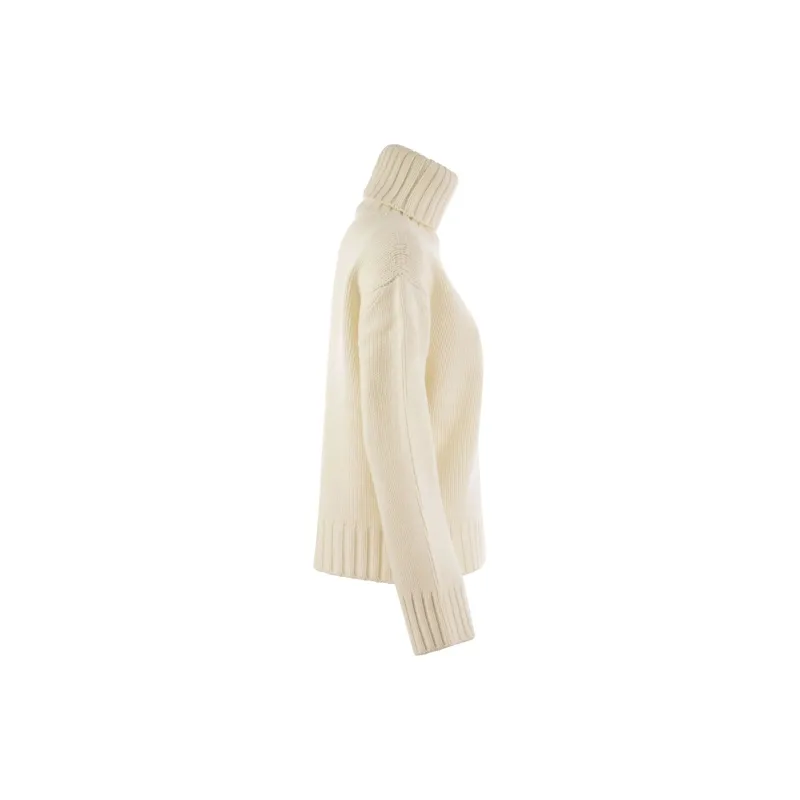 Fabiana Filippi High Neck Ribbed Knit Jumper-2