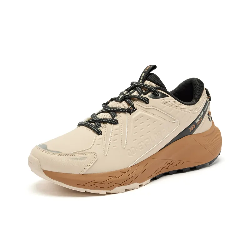 QIAODAN Cold Mountain Running Shoes Men Low Top Dust/Black-2