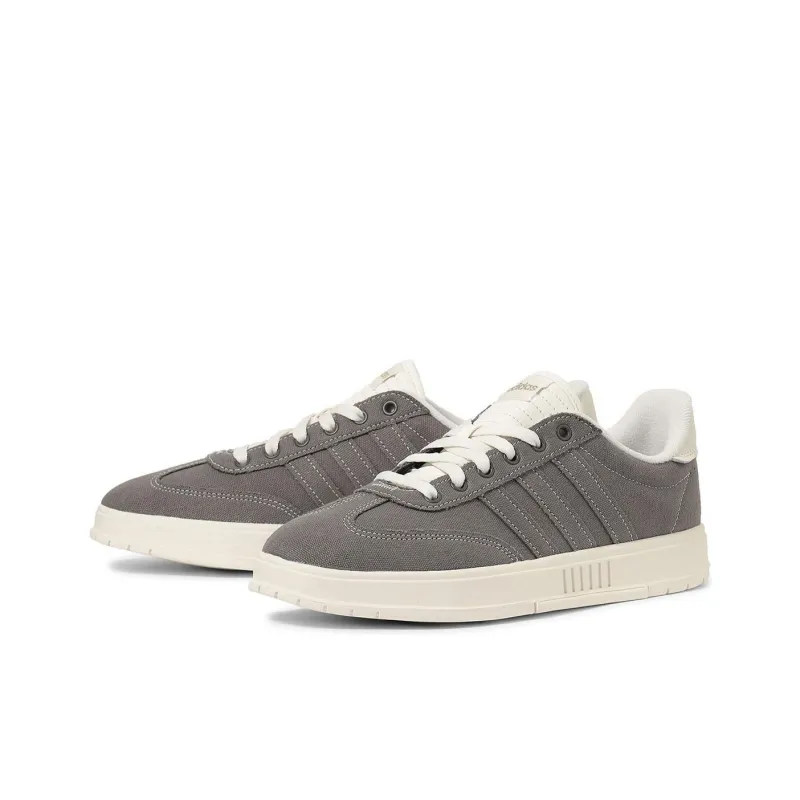 Adidas GRADAS Anti Slip Wear Resistant Low Top Skateboard Shoes Unisex Gray-2