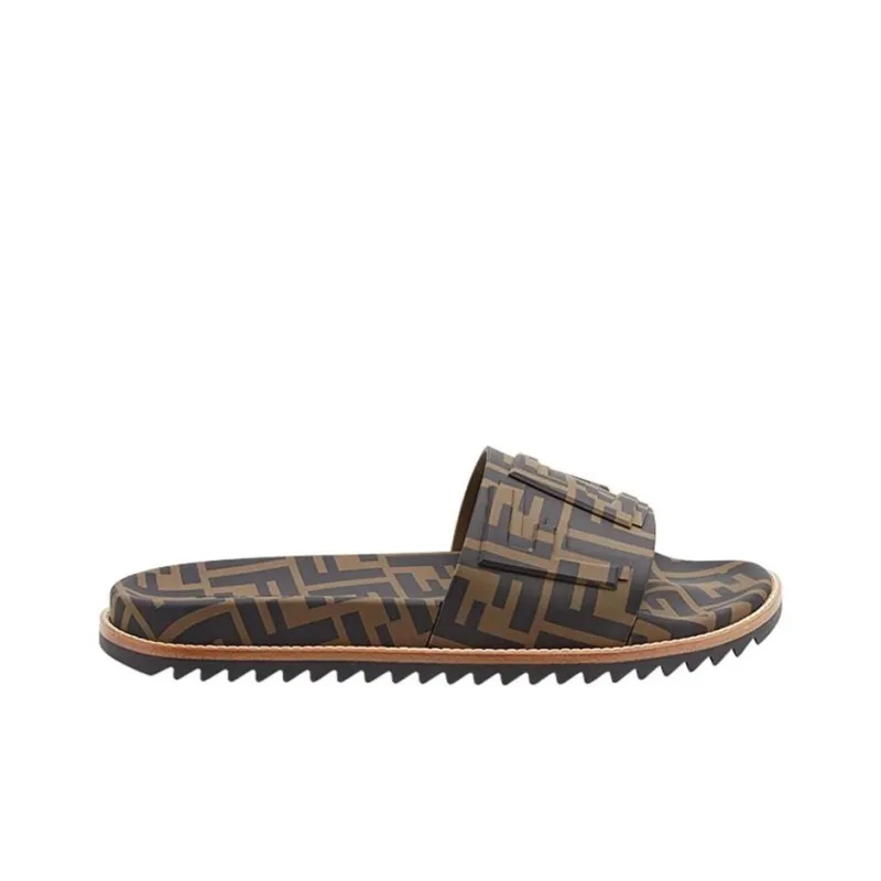 FENDI TPU FF Motif Slides 'Maya Nero'-1