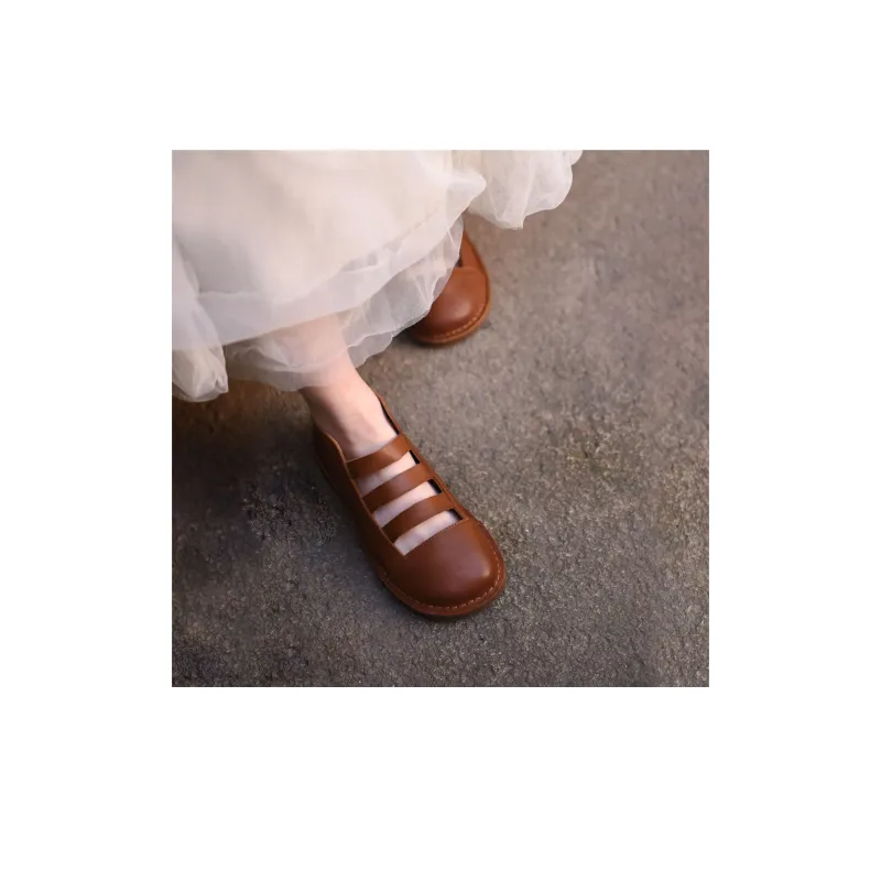 ARTMU Roman Sandals Flat Women's-9