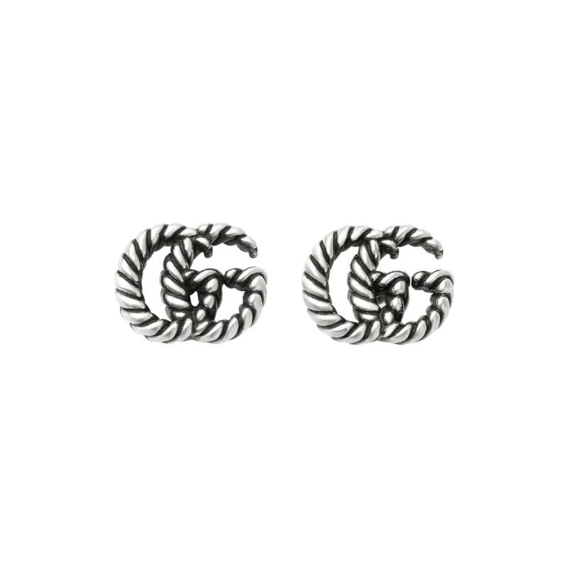 GUCCI 925 Sterling Silver Earrings Women's Silver-0