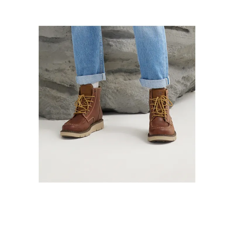 CAT Covert Collection Ankle Length Martin Boot Brown-5