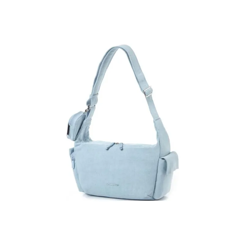 SAMSONITE Cotton Crossbody Bag, Shoulder Bag Women's Denim Blue-1