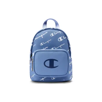 Champion Synthetic Leather, Textile Backpack Small Size Unisex Caesar Blue/Black