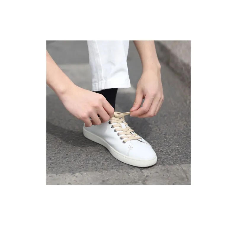 TIMOTHY&CO. White Sneakers Slip Resistant Low Top Casual Shoes 2cm Men's White-6