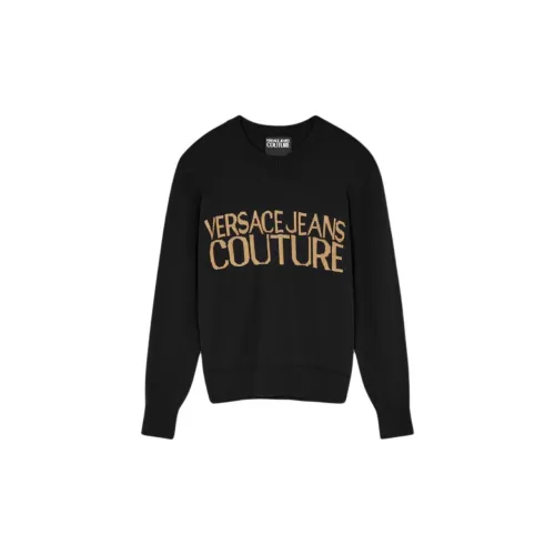 VERSACE JEANS Sweaters Men Black