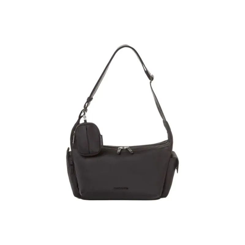 SAMSONITE Nylon Blend Polyester Crossbody Bag Shoulder Bag Women's Black-0