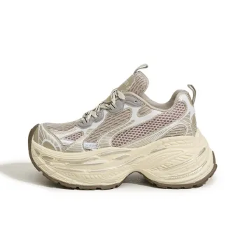 Milan Love Song Durable Breathable Moisture Wicking Lightweight Low Top Chunky Sneakers Women's