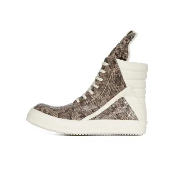 RICK OWENS/RO High Top Skateboard Shoes Men's Brown