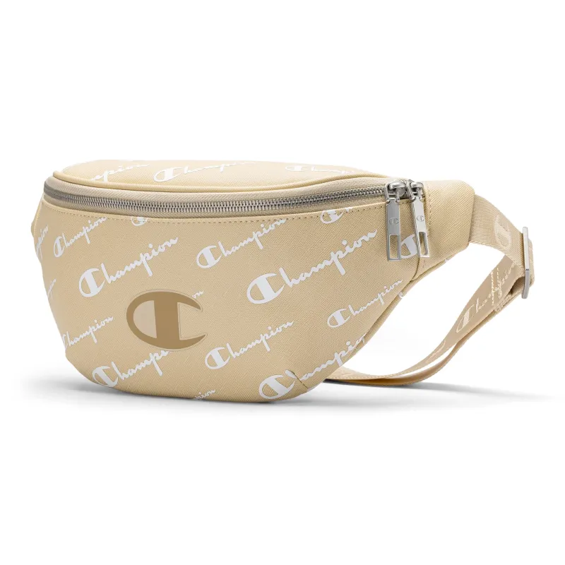 Champion Synthetic Leather Patchwork Fabric Fanny Pack Small Size Unisex Multicolor-1