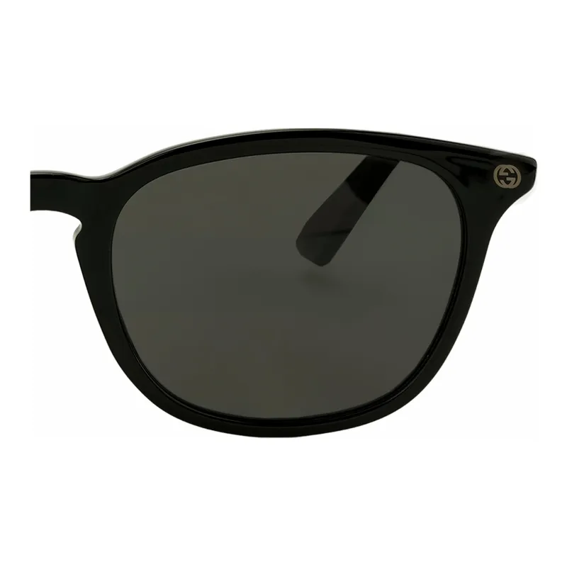 GUCCI Bee Series Black Frame Acetate Round Sunglasses-4