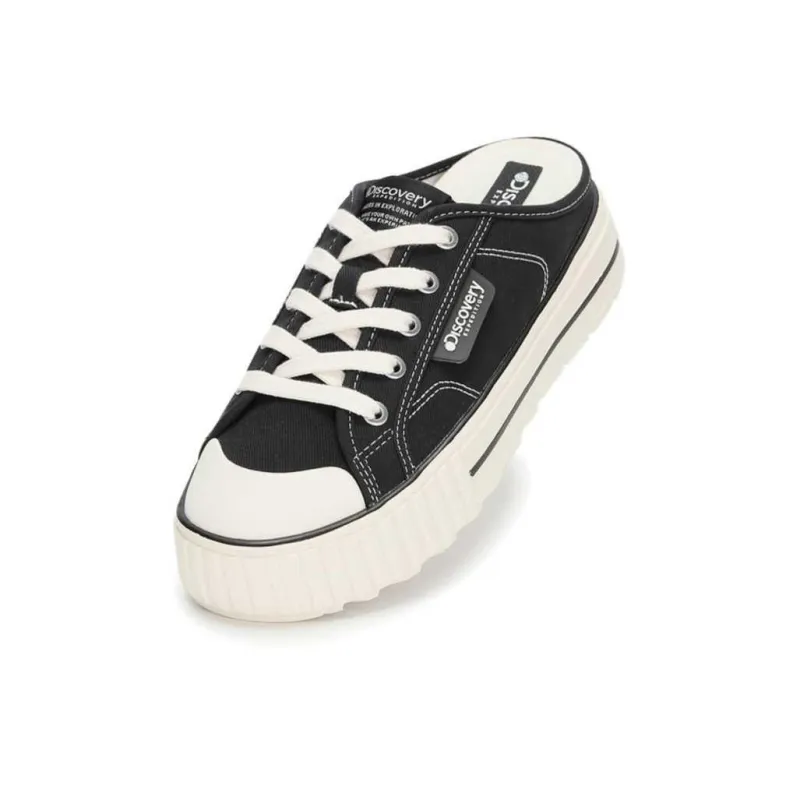 Discovery Expedition Sweat-wicking And Non-slip Low-Top Canvas Shoes Women's Black-1