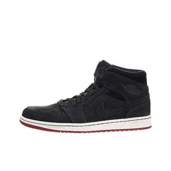 JORDAN 1 Mid Nouveau 'Black Red'