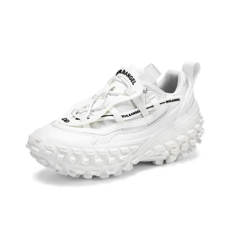 DEVIL AND ANGEL Platform Height Increasing Breathable Low-Top Chunky Sneakers Unisex-4