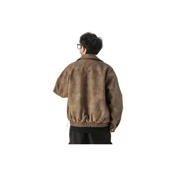 EYEUNDERSTAND Leather Jacket Unisex