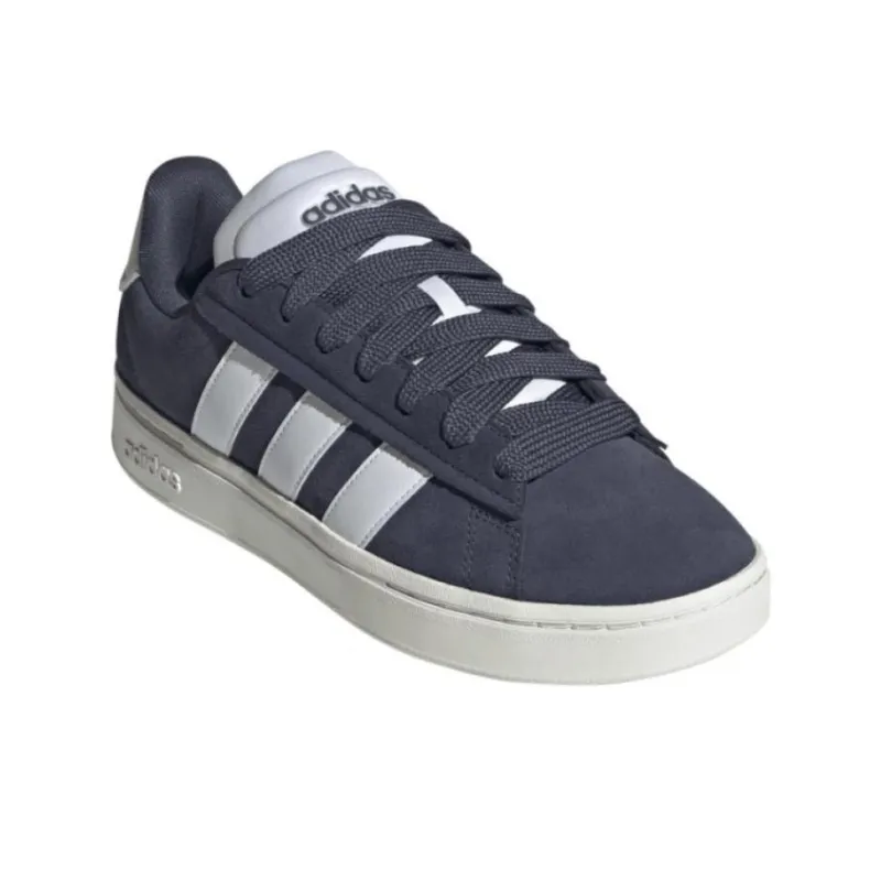 Adidas GRAND COURT Anti Slip Wear Resistant Low Top Skateboard Shoes Unisex Blue-2