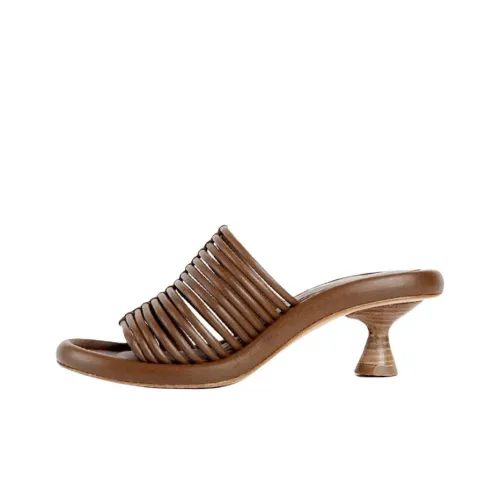 Paloma Barceló Slide Slippers Women's Copper