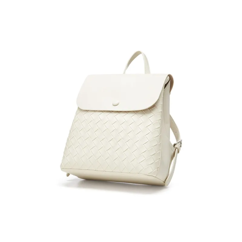 JOSINY PU Women's Backpack Ecru-1