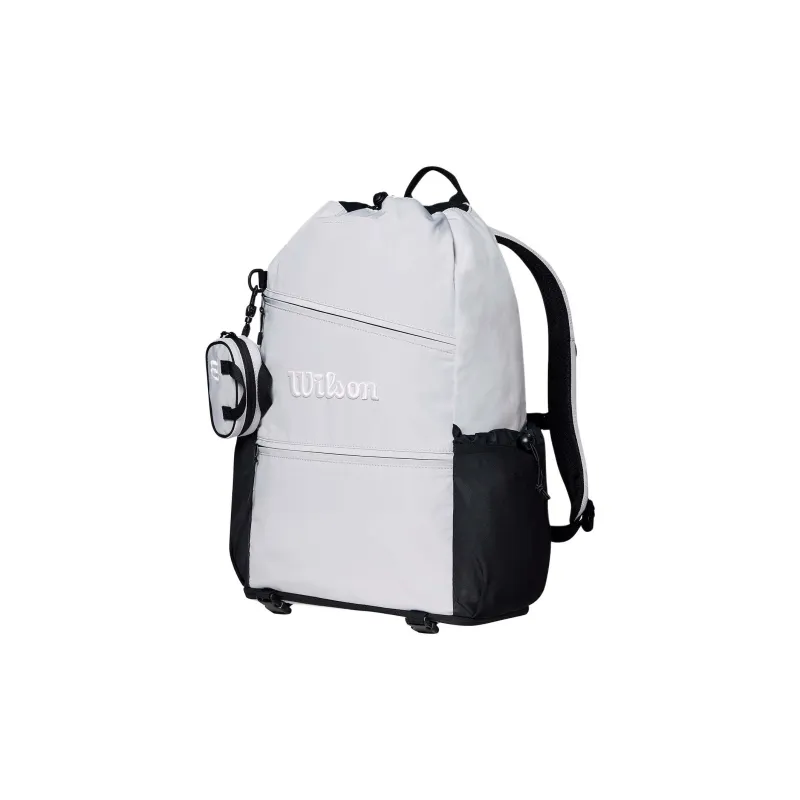 Wilson Nylon Backpack Unisex Light Gray-2