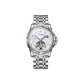 6060A White Dial Steel Band